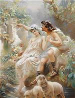 Konstantin Egorovich Makovsky - Bilder Gemälde - Allegorical Scene