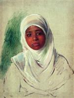 Konstantin Egorovich Makovsky - Bilder Gemälde - Arab Girl