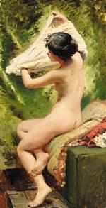 Konstantin Egorovich Makovsky - Bilder Gemälde - Bather