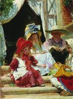 Konstantin Egorovich Makovsky  - Bilder Gemälde - Children