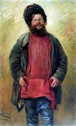 Konstantin Egorovich Makovsky  - Bilder Gemälde - Cossack