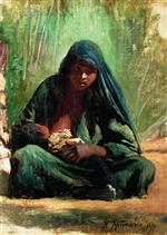 Konstantin Egorovich Makovsky  - Bilder Gemälde - Egyptian Woman with a Child
