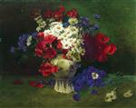 Konstantin Egorovich Makovsky  - Bilder Gemälde - Flowers-2