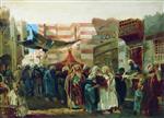 Konstantin Egorovich Makovsky  - Bilder Gemälde - Funeral in Cairo