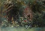 Konstantin Egorovich Makovsky  - Bilder Gemälde - Garden in Bloom