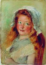 Konstantin Egorovich Makovsky  - Bilder Gemälde - Girl-3