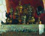 Konstantin Egorovich Makovsky  - Bilder Gemälde - Goblets