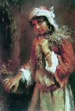 Konstantin Egorovich Makovsky  - Bilder Gemälde - Gypsy