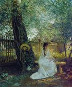 Konstantin Egorovich Makovsky  - Bilder Gemälde - In the Garden-2