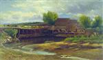Konstantin Egorovich Makovsky  - Bilder Gemälde - Landscape with a Lake