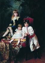 Konstantin Egorovich Makovsky  - Bilder Gemälde - Mr. Balashov's Children