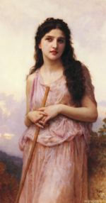 William Bouguereau  - Peintures - Méditation