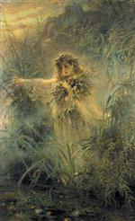 Konstantin Egorovich Makovsky  - Bilder Gemälde - Ophelia