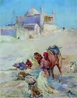 Konstantin Egorovich Makovsky  - Bilder Gemälde - Oriental Scene