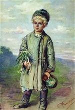 Konstantin Egorovich Makovsky  - Bilder Gemälde - Peasant Boy