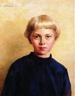 Konstantin Egorovich Makovsky  - Bilder Gemälde - Portrait of a Boy