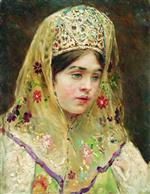 Bild:Portrait of a Girl in the Russian Costume