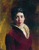 Konstantin Egorovich Makovsky  - Bilder Gemälde - Portrait of a Lady-9