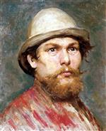 Konstantin Egorovich Makovsky  - Bilder Gemälde - Portrait of a Man-2