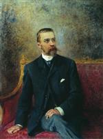 Konstantin Egorovich Makovsky  - Bilder Gemälde - Portrait of A.G. Kuznetsov