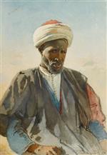 Konstantin Egorovich Makovsky  - Bilder Gemälde - Portrait of an Arab