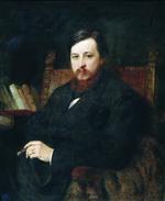 Konstantin Egorovich Makovsky  - Bilder Gemälde - Portrait of Composer M.P. Azanchevsky