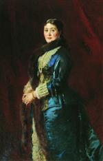 Konstantin Egorovich Makovsky  - Bilder Gemälde - Portrait of Countess M.E. Orlova-Davydova