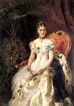 Konstantin Egorovich Makovsky  - Bilder Gemälde - Portrait of Countess Maria Mikhailovna Volkonskaya
