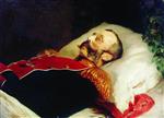 Konstantin Egorovich Makovsky  - Bilder Gemälde - Portrait of Emperor Alexander II at His Deathbed