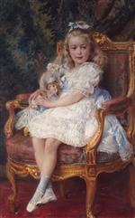 Konstantin Egorovich Makovsky  - Bilder Gemälde - Portrait of Grand Princess Maria Nikolayevna