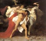 William Bouguereau  - Bilder Gemälde - orestes pursued by the furies