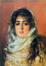 Konstantin Egorovich Makovsky  - Bilder Gemälde - Portrait of Yulia Makovskaya-2