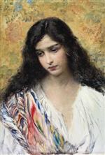 Konstantin Egorovich Makovsky  - Bilder Gemälde - Russian Beauty-2