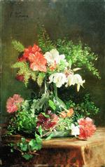 Konstantin Egorovich Makovsky  - Bilder Gemälde - Still Life