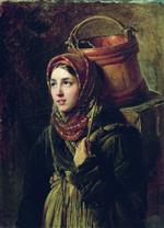 Konstantin Egorovich Makovsky  - Bilder Gemälde - The Fishmonger