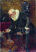 Konstantin Egorovich Makovsky  - Bilder Gemälde - The Miserly Knight