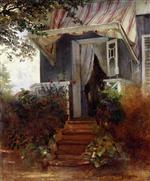 Konstantin Egorovich Makovsky  - Bilder Gemälde - The Porch