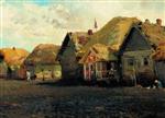 Konstantin Egorovich Makovsky  - Bilder Gemälde - Village