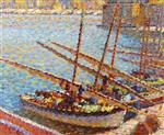 Henri Martin - Bilder Gemälde - Barques à Collioure