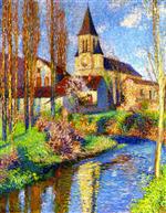 Henri Martin - Bilder Gemälde - Church in Labastide du Vert