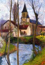 Henri Martin - Bilder Gemälde - Church in Labastide du Vert