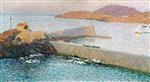 Henri Martin  - Bilder Gemälde - Collioure, La Chapelle sur la digue