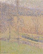 Henri Martin  - Bilder Gemälde - Dans le brouillard