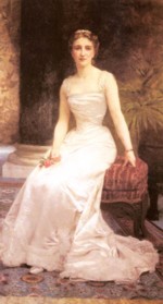 William Bouguereau  - Bilder Gemälde - Portrait von Madame Olry Roederer