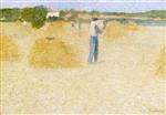 Henri Martin  - Bilder Gemälde - Harvest