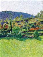 Henri Martin  - Bilder Gemälde - La Chemin de Marquayrol