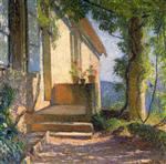 Henri Martin  - Bilder Gemälde - La Facade de Maison