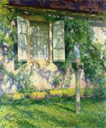 Henri Martin  - Bilder Gemälde - La façade de Marquayrol