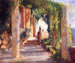 Henri Martin  - Bilder Gemälde - La Pergola