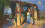 Henri Martin  - Bilder Gemälde - La Pergola a Marquayrol